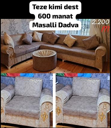 геймерские кресла баку: Künc divan dəsti - Məkan: Masallı, Dadva - Qiymət: 600 manat (şəkildə — 1