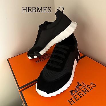 hermes тапочки: Мужские кроссовки, 39, Новый, цвет - Черный, Самовывоз, Бесплатная доставка, Платная доставка — 1