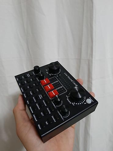 Musiqi alətləri: V8K Live Sound Card / Səs kartı (Yeni kimidir) Təcili satılır! V8K — 4