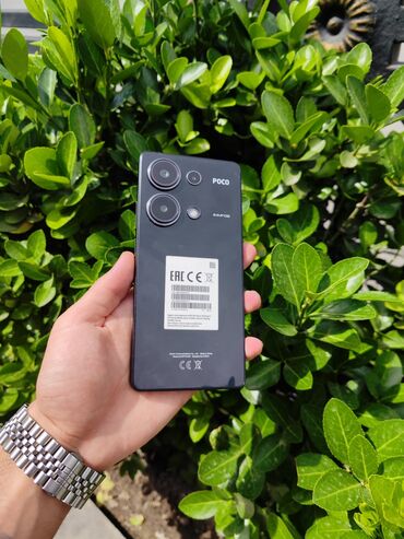 Poco: Poco M6 Pro 5G, 256 GB, rəng - Qara, Barmaq izi, Face ID