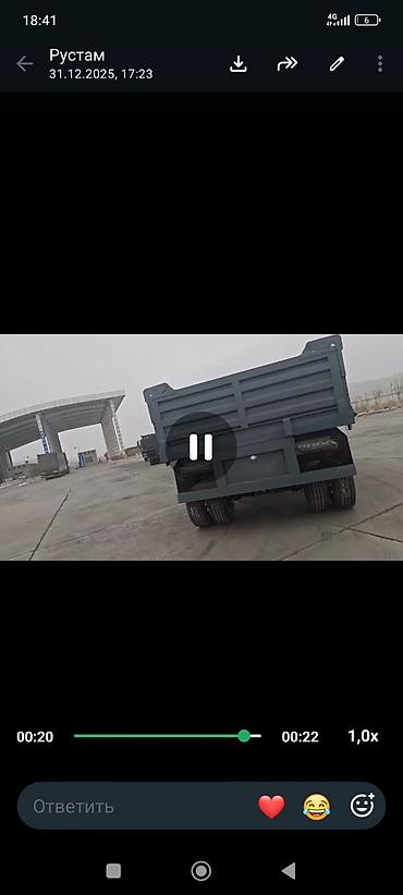 прицеп тандем: Одноосный/двухосный прицеп-самосвал для грузовых автомобилей. - Тип — 1