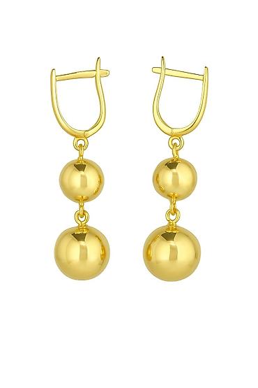 Серьги: Серьги, Проба 585, Без вставки, Жемчуг, Опал, Женские, Ручная работа, Парный набор, Винтажный стиль, Новый — 2