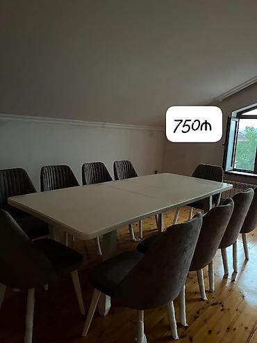 Digər mebel: F99Masa dəsti satılır 750₼. 10 oturacağı var. Açılır. Açılanda ölçüsü — 1