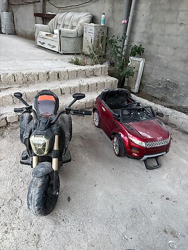 Uşaq üçün elektrik maşınları: Uşaq üçün elektrikli minik maşını - Korpus: qırmızı rəngli SUV — 2