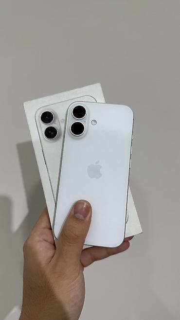 IPhone 16, Б/у, 128 ГБ, Белый, Коробка, 88 % at lalafo.kg IPhone 16, Б/у, 128 ГБ, Белый, Коробка, 88 %
