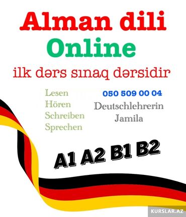 rus dili kurslari ve qiymetleri: Xarici dil kursları | Alman | Böyüklər üçün, Uşaqlar üçün | Diplom, sertifikat