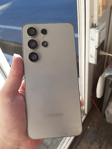 Mobil telefonlar: Samsung Galaxy S24 Ultra, 256 GB, rəng - Gümüşü, Barmaq izi — 2