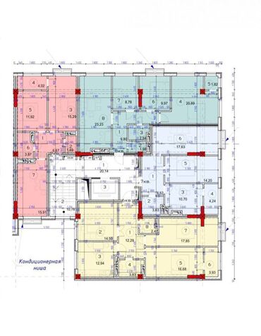 Продажа квартир: 4 комнаты, 80 м², 4 этаж