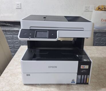 Настольные ПК и рабочие станции: Ağ və qara rəngdə Epson EcoTank L3250 printer, çoxfunksiyalı