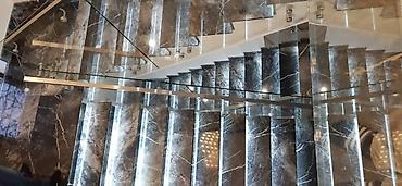 Обшивка лестниц: Обшивка лестниц Материал: Другой материал, Бесплатный замер — 10