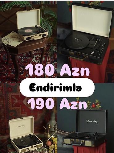 Kompakt çamadan tipli vinil pikap – retro dizayn, daşınması və