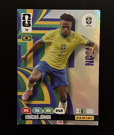 İncəsənət və kolleksiyalar: Vinícius Júnior 🇧🇷 Panini Adrenalyn XL FIFA World Cup 2026 kolleksiya — 1