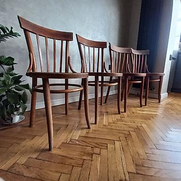 qədimi masa: Antik Venskiy vintage stullar 4 ədəd,1920 ci illərin.Qədimi — 7