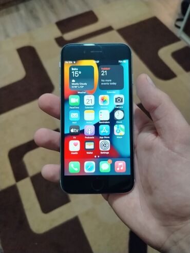ayfon 6 plus qiymeti: IPhone 6s, 16 GB, Space Gray, Barmaq izi