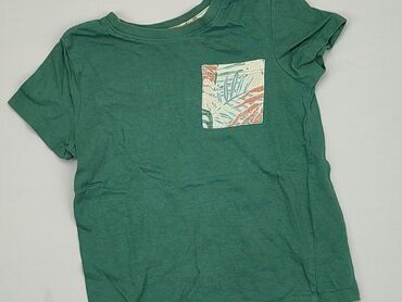 satynowa koszula zielona: T-shirt, Little kids, 3-4 years, 98-104 cm, condition - Good