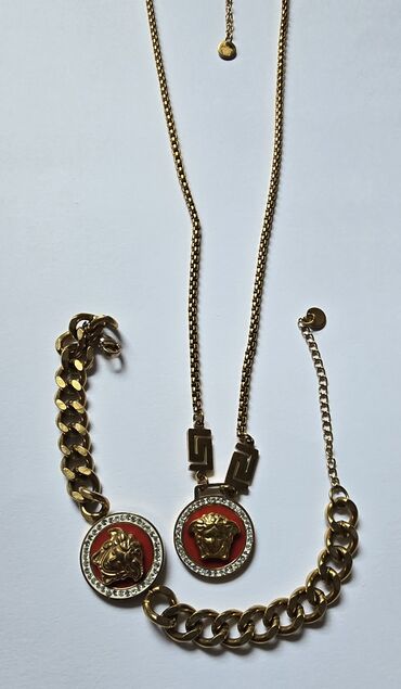 Ogrlice: Ogrlica sa priveskom, Versace, Materijal: Zlato — 7