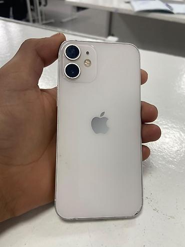 Техника жана электроника: IPhone 12 mini, Колдонулган, 256 ГБ, Ак, Коргоочу айнек, 80 % — 2