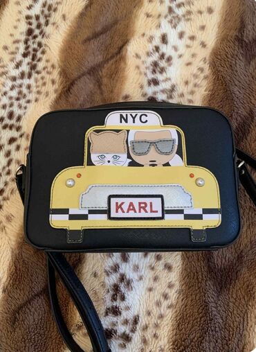 детские футболки в горошек: Сумка на плечо, Karl Lagerfeld, Б/у