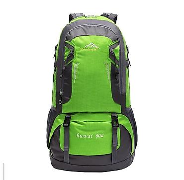 Туристический рюкзак Huwai 60L, зеленый, синий, красный - Объем: 60