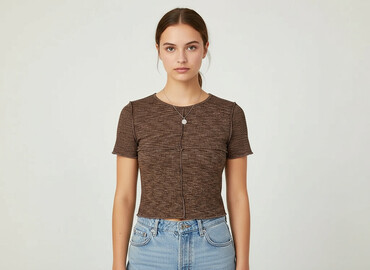 asos koszulki: H&M, Топ жіночий, розмір 2XS