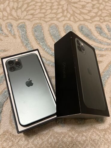 Apple iPhone: IPhone 11 Pro, 64 GB, Matte Midnight Green, Face ID — 11