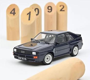 replika: Audi Sport quattro 1985 – Dark Blue – Norev 🚗💙🔥 Norev Audi Sport — 1