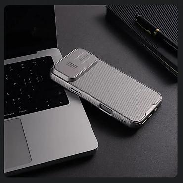 Maske i futrole za telefone: Maska Nillkin CamShield Pro za iPhone 16 Pro Max 6.9 siva. Kataloški — 9