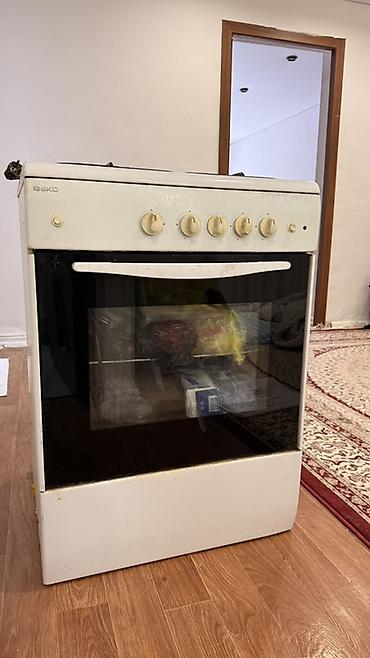 beko газ плита: Газовая печь, Beko, Б/у, Напольная, цвет - Белый, Полная оплата — 1