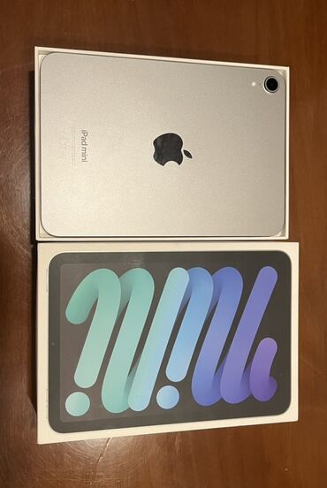 planşet tab: Ipad mini 128gb A17 pro cipi ideal veziyyetde 1ay ishlenib demey