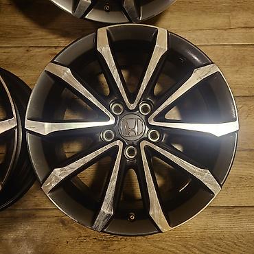 Диски: Литые Диски R 17 Honda, Комплект, отверстий - 5, Б/у — 4