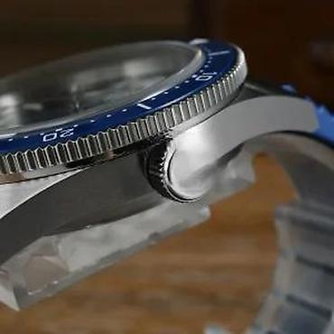 Ručni satovi: San Martin SN0139 - 39mm - Plava Potpuno nov muški sat San Martin — 14