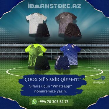 ucuz futbol forması: Münasib və ketfiyyətli "Futbol formaları" logosuz və sadə rəngləri
