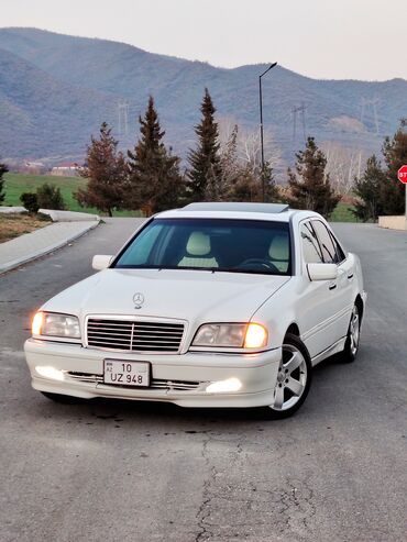 Mercedes-Benz: Mercedes-Benz C‑Class (W202) sedan - Rəng: ağ, 4 qapı - Kuzov — 2
