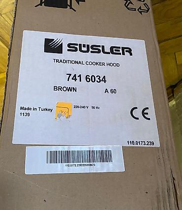 susler: SUSLER Traditional Cooker Hood 741 6034 – 60 sm - Tip: Mətbəx üçün — 5