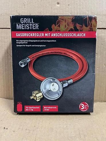 Sve za roštilj: Regulator pritiska za gas sa crevom – Grill Meister - Tip — 3