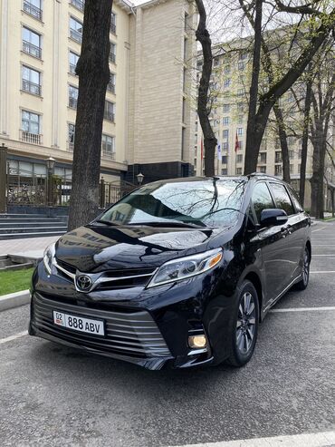 avtomobil tojota sienna: Toyota Sienna: 2018 г., 3.5 л, Автомат, Бензин, Минивэн