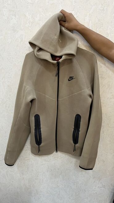 найк флиска: Спортивный костюм Nike Tech Fleece, бежевый Состав набора: -