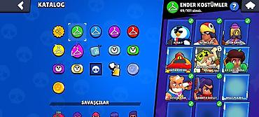 estel sumqayit: Məhsul: Brawl Stars hesabında geniş kostyum/kataloq kolleksiyası — 3