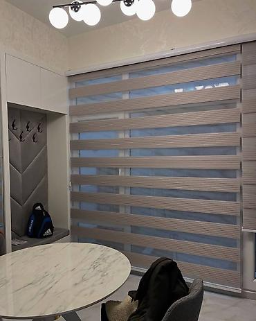 Жалюзи и рольшторы: Рулонные шторы «День‑Ночь» (зебра) - Двухслойная ткань с чередованием — 11