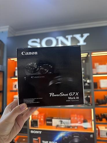 canon satış: Canon PowerShot G7 X Mark III rəqəmsal kamera - 1.0” tipli böyük — 1
