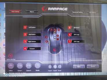 Mauslar: Yusek suretli 7200 dpi mausu.Rgb hereketli isiq funksiyali.Horgulu — 11