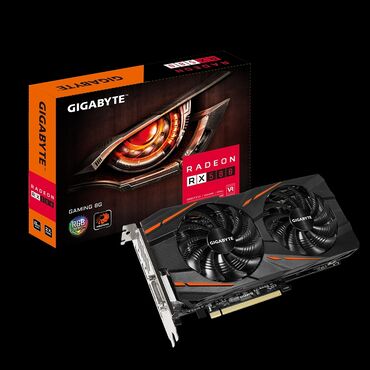 Prosessorlar: Videokart Gigabyte Radeon RX 580, 8 GB