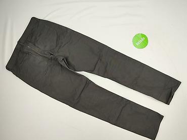 czarne cargo pull and bear: H&M, Spodnie materiałowe damskie, rozmiar M — 3