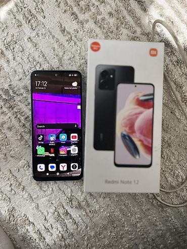 Redmi: Redmi Note 12, 128 GB, rəng - Mavi, Barmaq izi, Face ID — 2