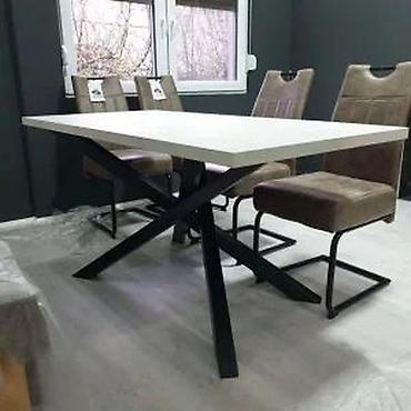 Stilski trpezarijski stolovi: TRPEZARIJSKI STO MODEL S2 IZRADA PO MERI | Kontakt telefon — 5