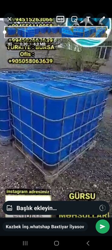 Baklar və çənlər: Bak, Plastik, 10000 l l, Yeni, Pulsuz çatdırılma — 14