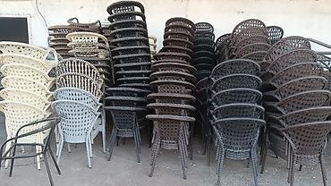 беловодский кресло бу: Комплект уличных стульев из ротанга (искусственный плетёный материал) — 1