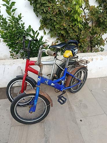 velosıped satısı: Uşaq velosipedi dəsti – 2 ədəd - Ölçü: təxminən 16" təkərlər (uşaqlar — 1