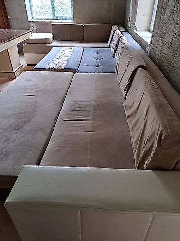 dolab ofis: Razılaşma yolu ilə - Böyük masa: Taxta naxışlı parlaq üst səth, iki — 5