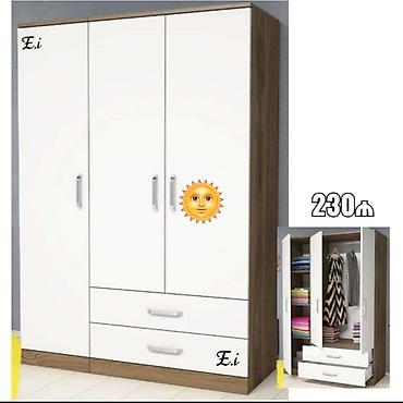 siyirmeli dolab: Dolab 
3 qapi 
 siyirtmeli — 1